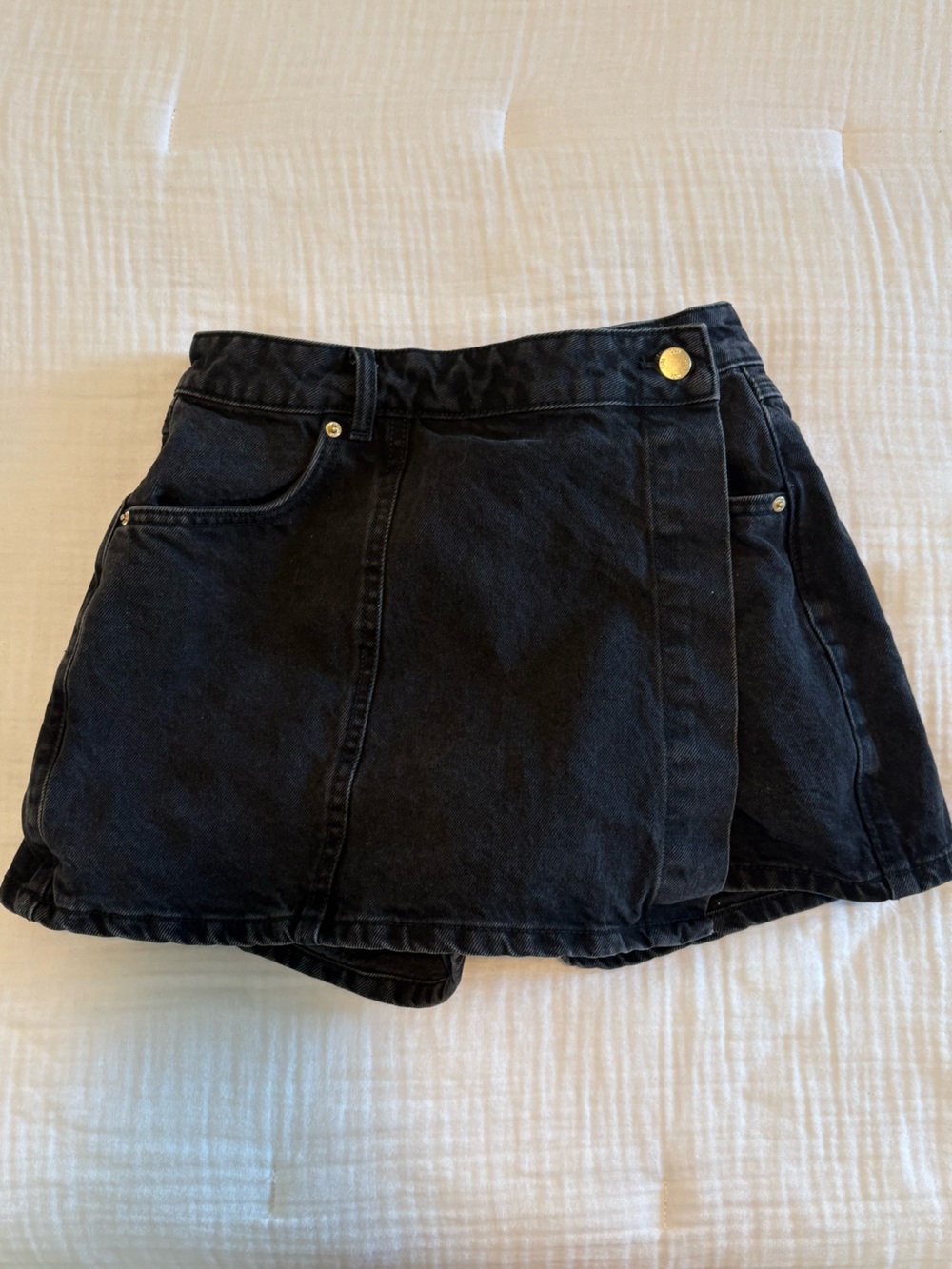 Zara denim skort